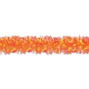 Tissue Festooning 25-Foot, Golden Yellow-Orange