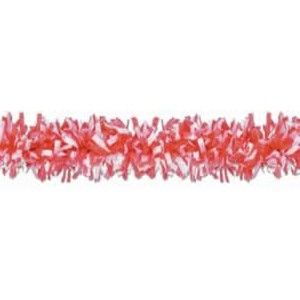 Tissue Festooning 25-Foot, Red-White