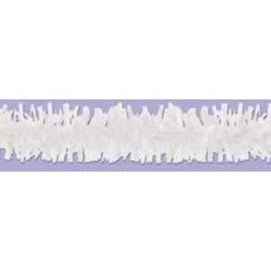 Tissue Festooning 25-Foot, White