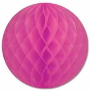 Tissue Ball 12-Inch, Cerise