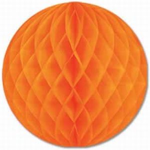 Tissue Ball 12-Inch, Orange