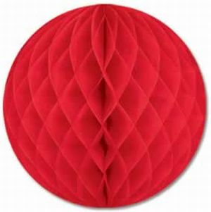 Tissue Ball 12-Inch, Red