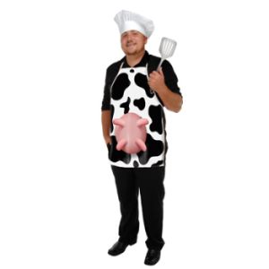 Cow Print Fabric Apron