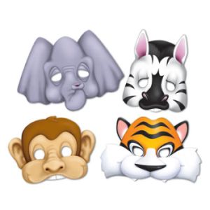 Jungle Animals Paper Masks