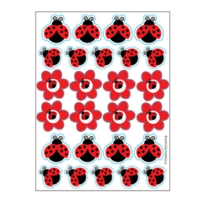 Ladybug Fancy Value Stickers