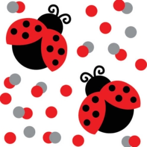 Ladybug Fancy Printed Confetti