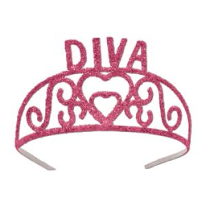 Birthday Diva Glittered Tiara