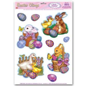 Easter Animal Window Clings