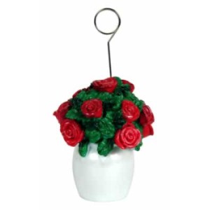 Rose Bouquet Photo/Balloon Holder