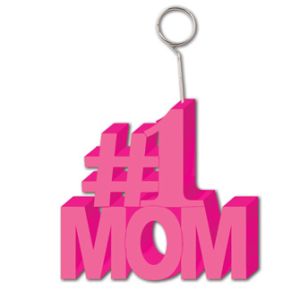 #1 Mom Photo/Balloon Holder