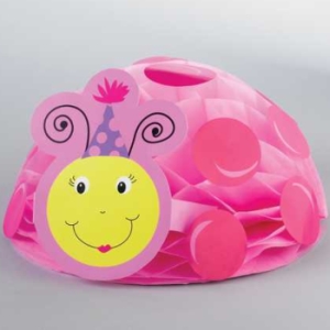 Lil Lady Bug Honeycomb Shaped Centerpiece