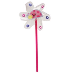 Lil Lady Bug Mini Pin Wheels