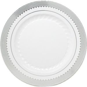 Princess Silver 10-1/2-inch Plastic Plates
