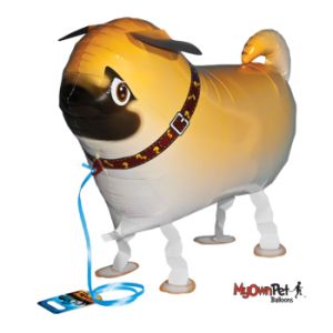 Pug My Own Pet Walking Foil Balloon