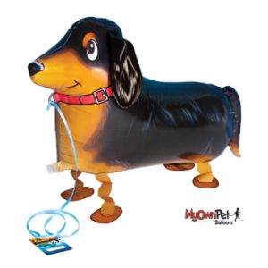 Dachshund My Own Pet Walking Foil Balloon