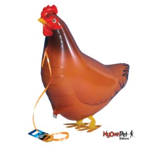 Chicken My Own Pet Walking Foil Balloon