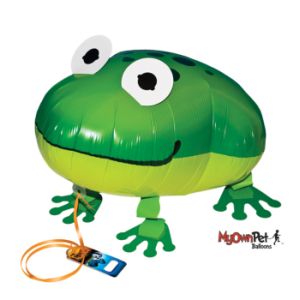 Frog My Own Pet Walking Foil Balloon