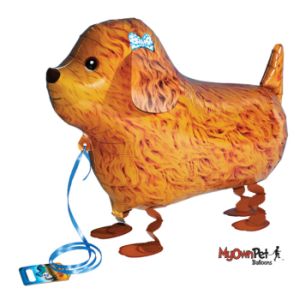 Toy Poodle My Own Pet Walking Foil Balloon