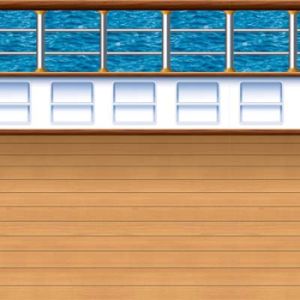 Cruise Ship Deck Backdrop