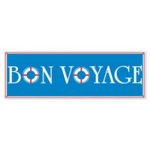 Bon Voyage All-Weather Banner