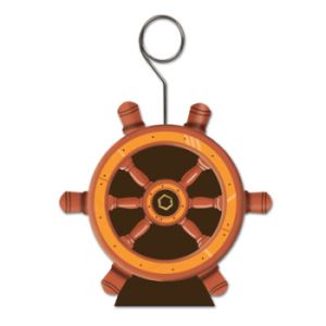 Ships Helm Photo/Balloon Holder