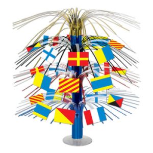 Nautical Flag Cascade Centerpiece
