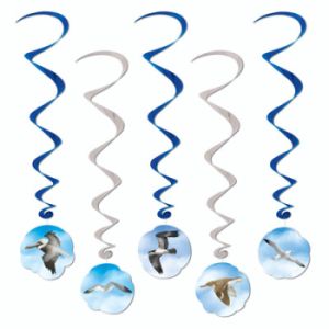 Ocean Birds Hanging Whirls
