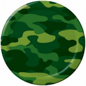 Camouflage 7-inch Plates