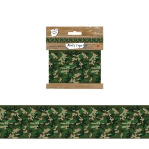 Camouflage All-Weather Party Tape