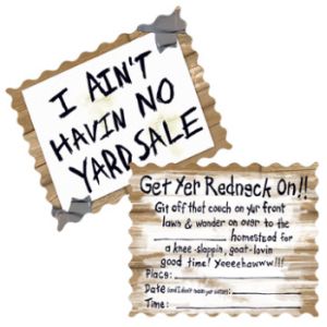 Redneck Invitations