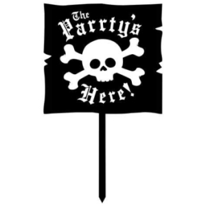 Pirate Party Yard Sign