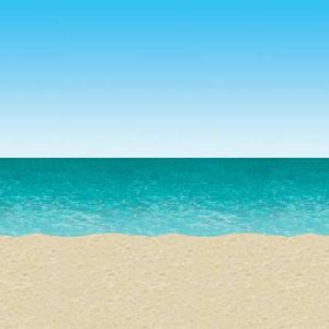 Ocean & Beach Backdrop