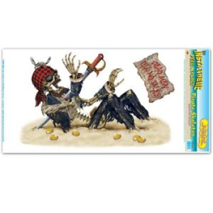 Pirate Skeleton Peel N Place