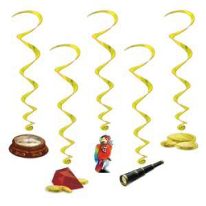 Treasure Hunt Hanging Whirls