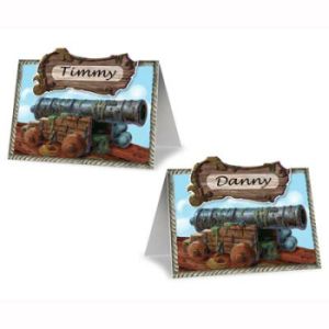 Pirate Cannon Placecards