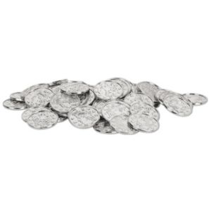 Silver Plastic Coins