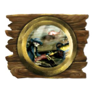 Sunken Ship Porthole Cutout