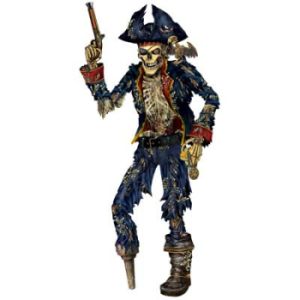 Jointed 6-Foot Pirate Skeleton