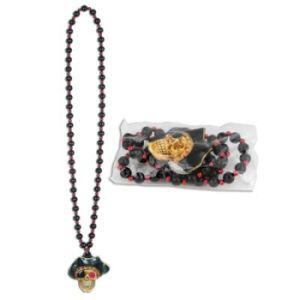 Flashing Pirate Skull Beads