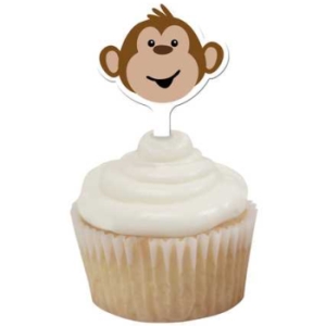 Monkeyin Around Cupcake Toppers