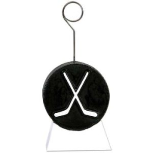 Hockey Puck Photo/Balloon Holder