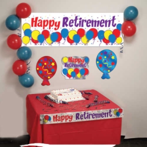 Happy Retirement Decorating Kit