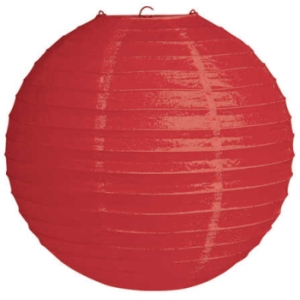 Red Wire Paper Lantern
