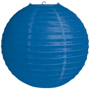 Blue Wire Paper Lantern