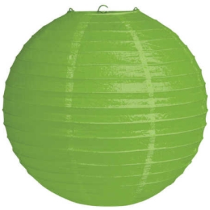 Citrus Green Wire Paper Lantern