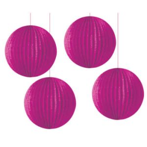 Paper Lanterns, Raspberry Pink