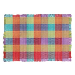 Seasonal Occasions Placemats Colorful Weave