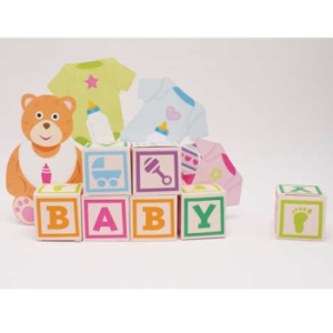 Baby Shower Centerpiece w/Favor Boxes