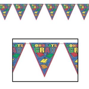 Congrats Grad All-Weather Pennant Banner