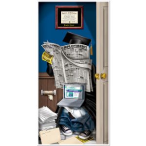 Graduation Restroom Door Cover